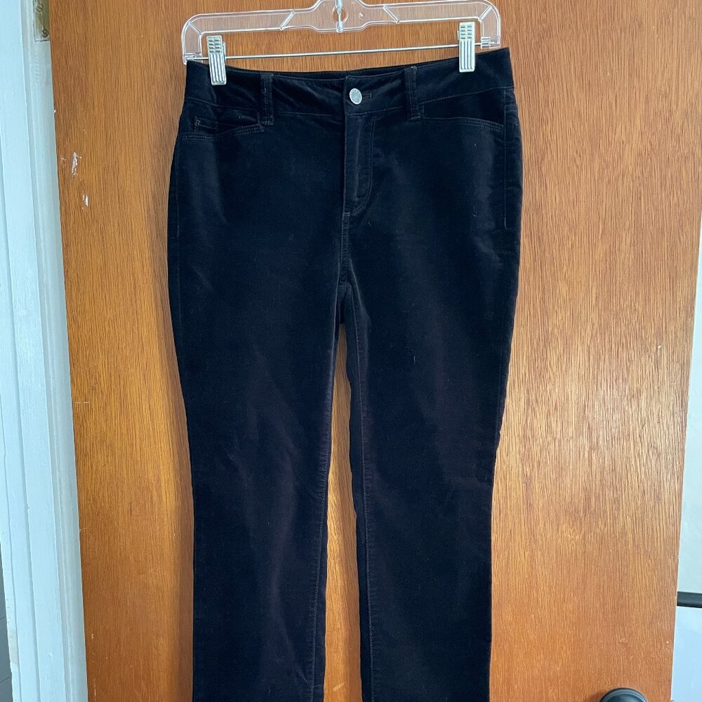 Talbots Velvet Trouser Pants - Size 2P